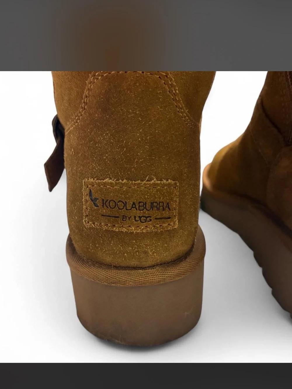 KOOLABURRAby UGG- Kelissa Tall Boots Womens Chestnut Suede Leather- Size: 7.